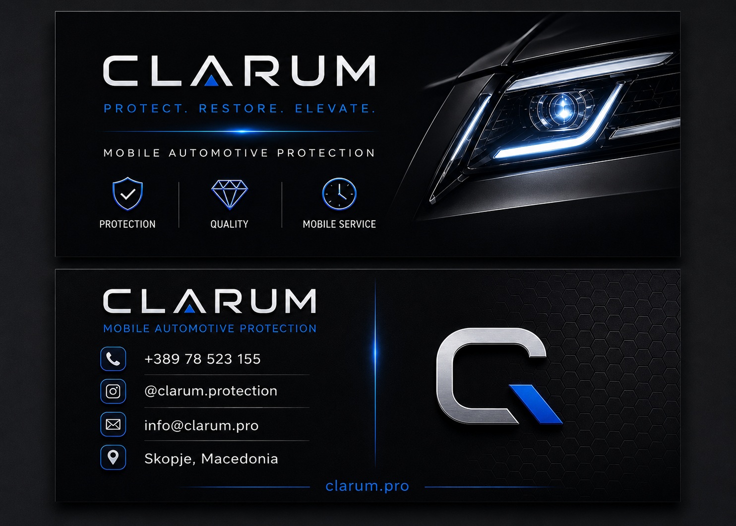 CLARUM визит-карта
